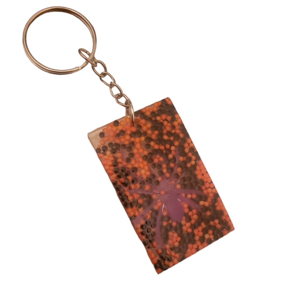 Halloween Spider Keychain #D